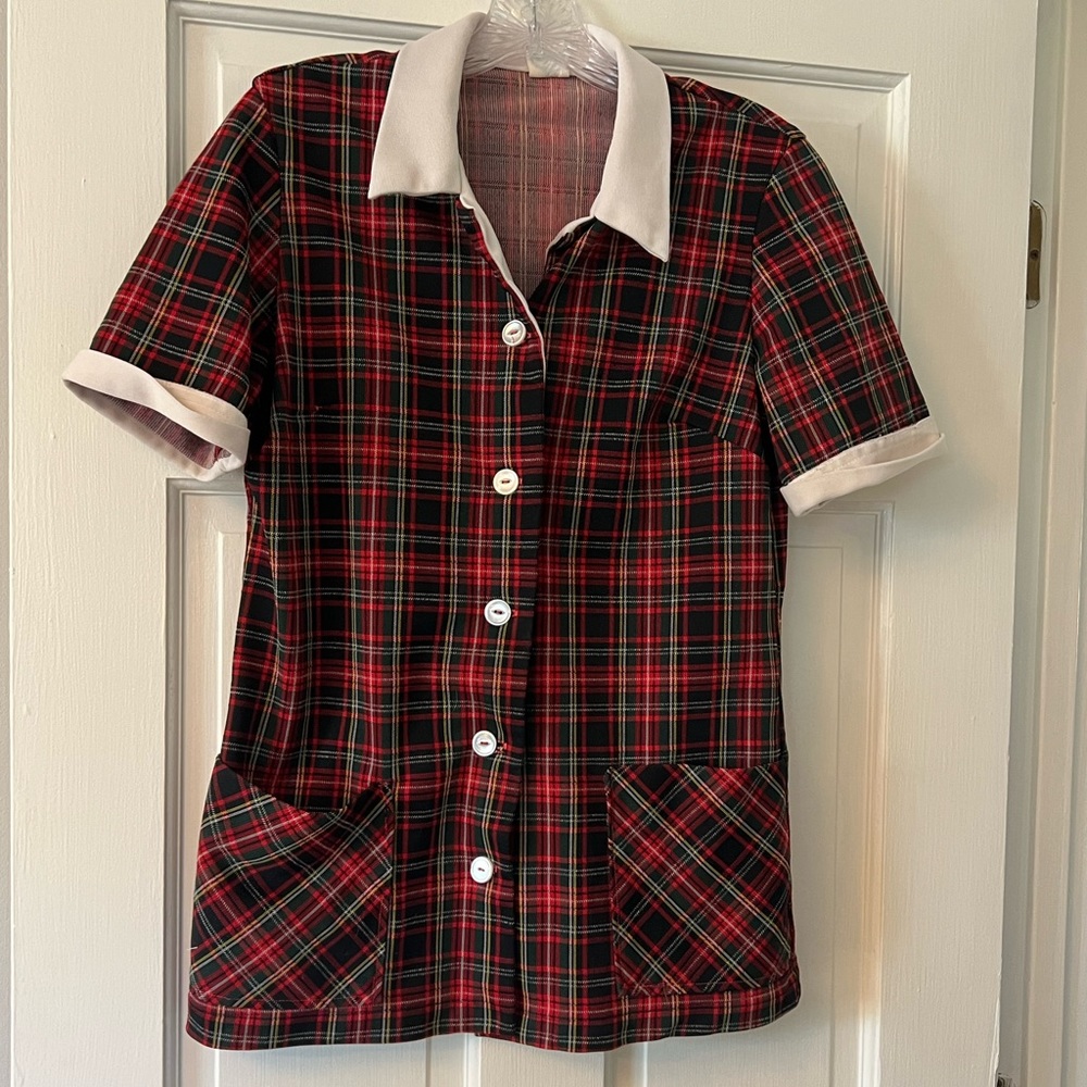Vintage Wil-Ko “lunch lady” uniform top